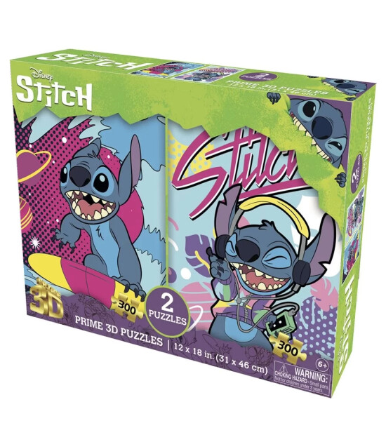 Prime 3D Disney İkili Puzzle // Stitch (300 Parça)