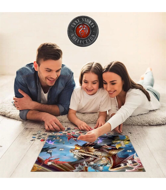 Prime 3D Yetişkin Puzzle 500 Parça // Dragon Clan