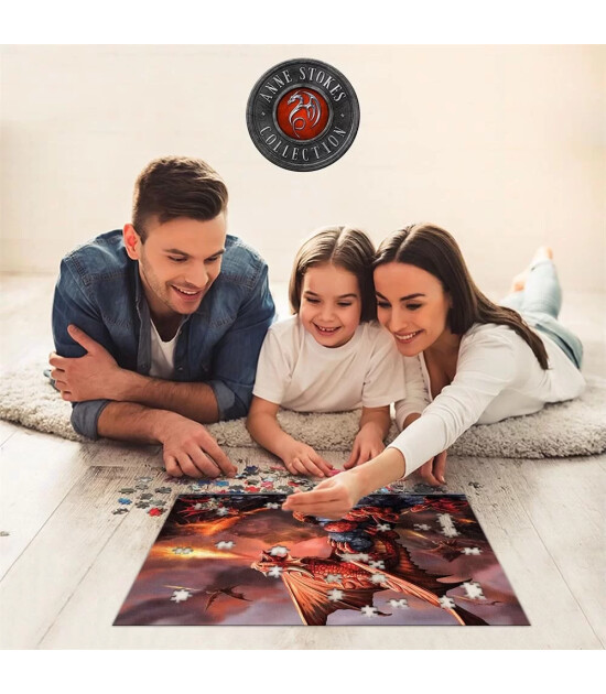 Prime 3D Yetişkin Puzzle 500 Parça // Fire Dragon