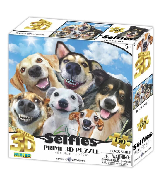 Prime 3D Selfie Puzzle 150 Par&ccedil;a // G&uuml;len K&ouml;pek 