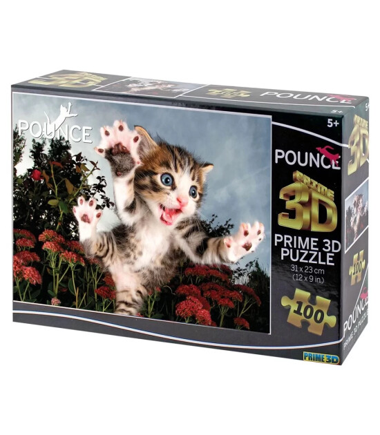 Prime 3D Puzzle 100 Par&ccedil;a // Kedi Pen&ccedil;esi