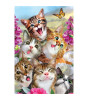 Prime 3D Selfie İkili Puzzle // Kediler K&ouml;pekler (200 Par&ccedil;a)