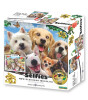Prime 3D Selfie &Ccedil;ift Taraflı Puzzle // K&ouml;pek - Kedi (100 Par&ccedil;a)