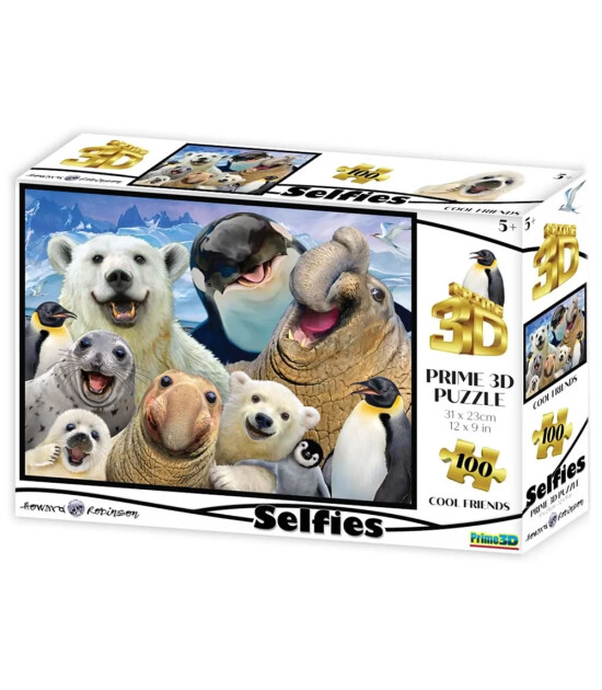 Prime 3D Puzzle // Köpek Kedi (100 Parça)