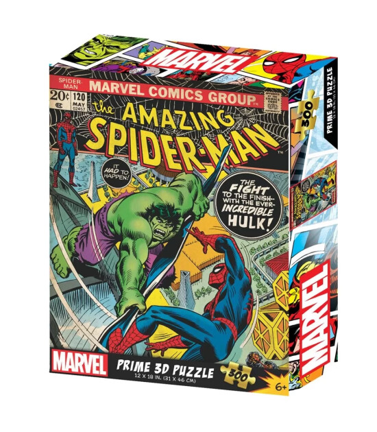 Prime 3D Marvel Comics Puzzle // Spider-Man (300 Parça)