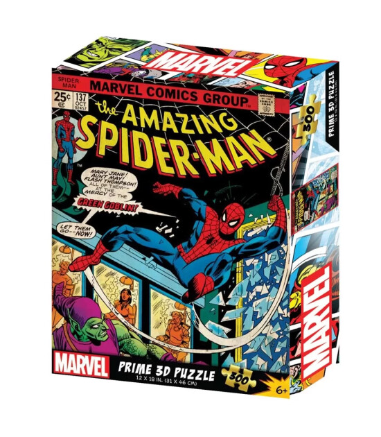 Prime 3D Marvel Comics Puzzle // SpiderMan (300 Parça)