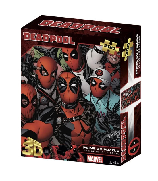 Prime 3D Marvel Puzzle // Deadpool (300 Parça)