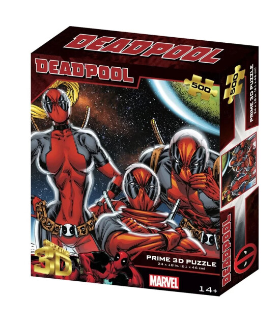 Prime 3D Marvel Puzzle // Deadpool (500 Parça)