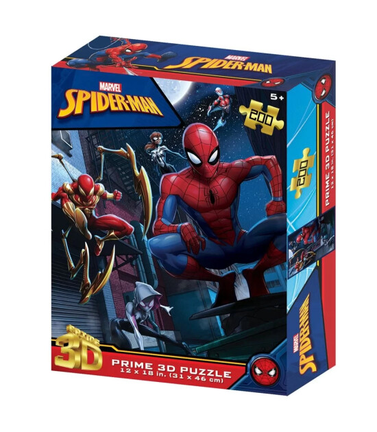Prime 3D Marvel Puzzle // SpiderMan (200 Parça)
