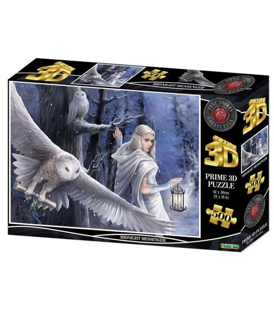 Prime 3D Yetişkin Puzzle 500 Parça // Midnight Messenger