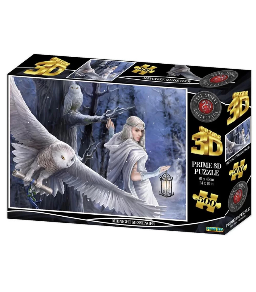 Prime 3D Yetişkin Puzzle // Midnight Messenger (500 Parça) - Keyif