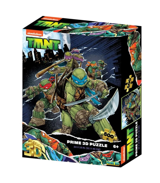 Prime 3D Yetişkin Puzzle // Ninja Kaplumbağalar (500 Parça)