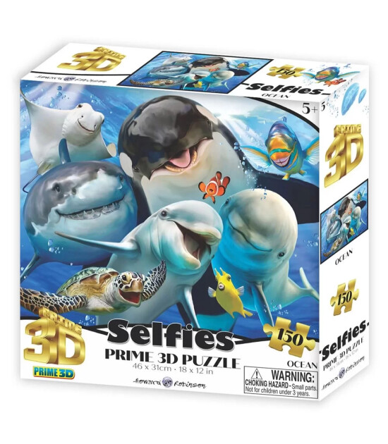 Prime 3D Selfie Puzzle 150 Par&ccedil;a // Okyanusta