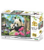 Prime 3D Puzzle // Panda G&uuml;naydın (63 Par&ccedil;a)