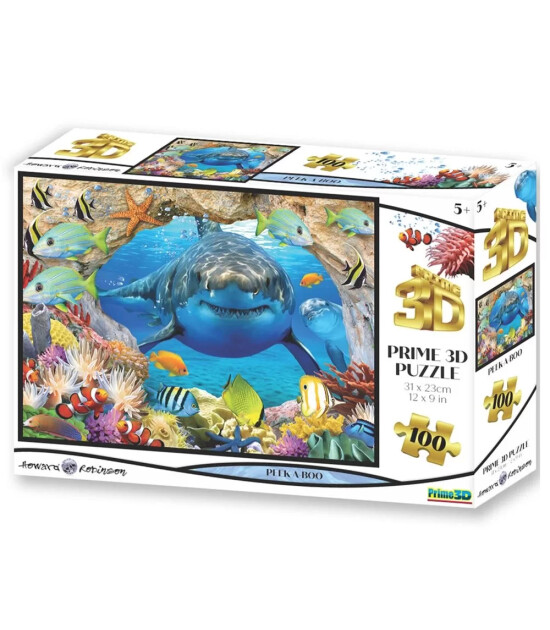 Prime 3D Puzzle 100 Par&ccedil;a // Peak A Boo