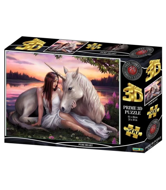 Prime 3D Yetişkin Puzzle 500 Parça // Pure Heart