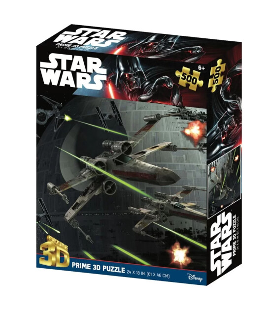 Prime 3D Star Wars Classic Puzzle // X-Wing Starfighter Savaş Gemisi (500 Parça)
