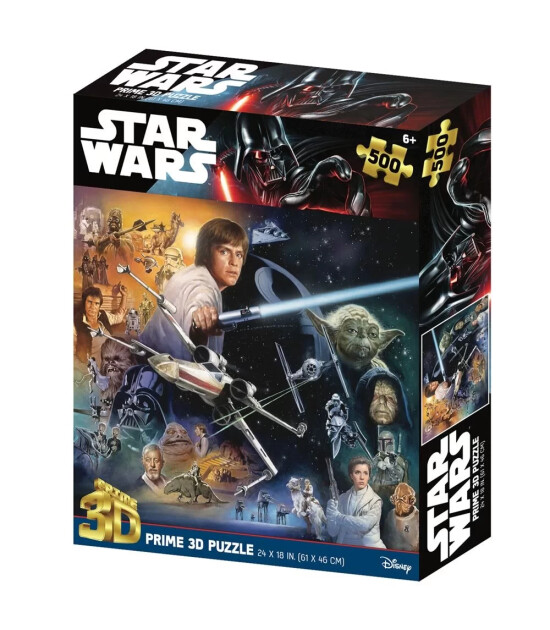 Prime 3D Star Wars Classic Puzzle // Galaksinin Kahramanları (500 Parça)