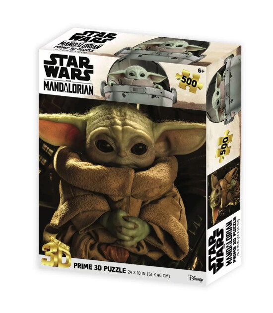 Prime 3D Star Wars Puzzle // The Mandalorian Grogu (500 Parça)
