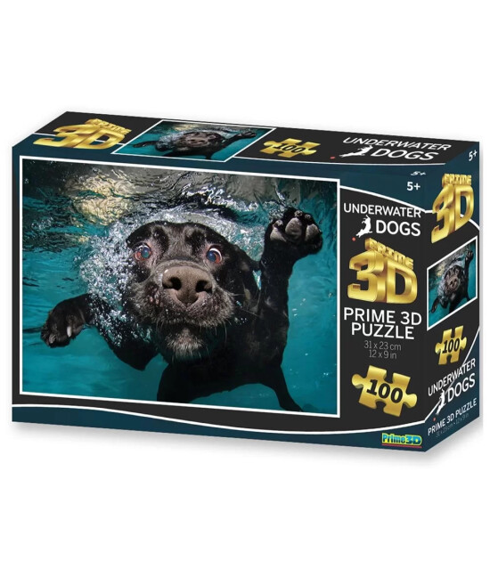 Prime 3D Puzzle // Su Altında Köpek (100 Parça)