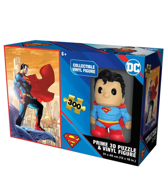 Prime 3D Yetişkin Puzzle ve Superman Figür (300 Parça)