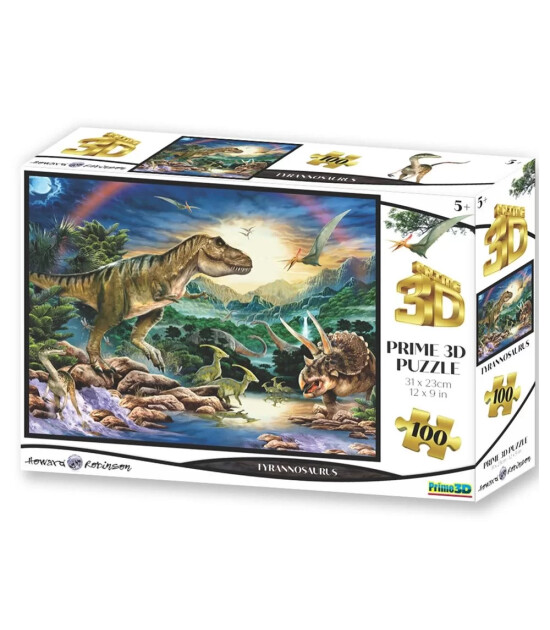 Prime 3D Puzzle // Tyrannosaurus (100 Parça)