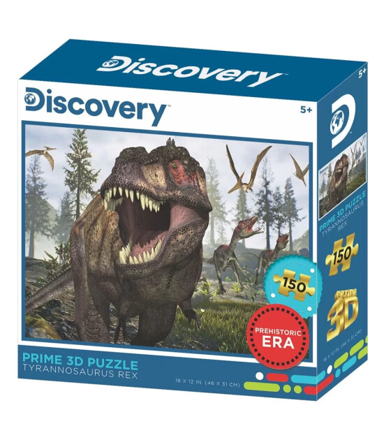 Prime 3D Puzzle // Tyrannosaurus Rex (150 Par&ccedil;a)