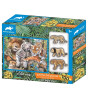 Prime 3D Puzzle Vahşi Kediler ve Fig&uuml;r Set (100 Par&ccedil;a)