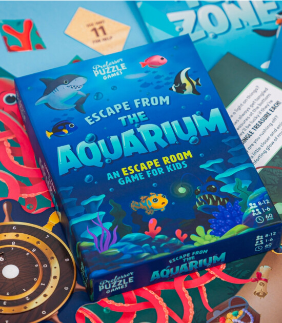 Professor Puzzle Dedektif Aile Oyunu // Escape from the Aquarium