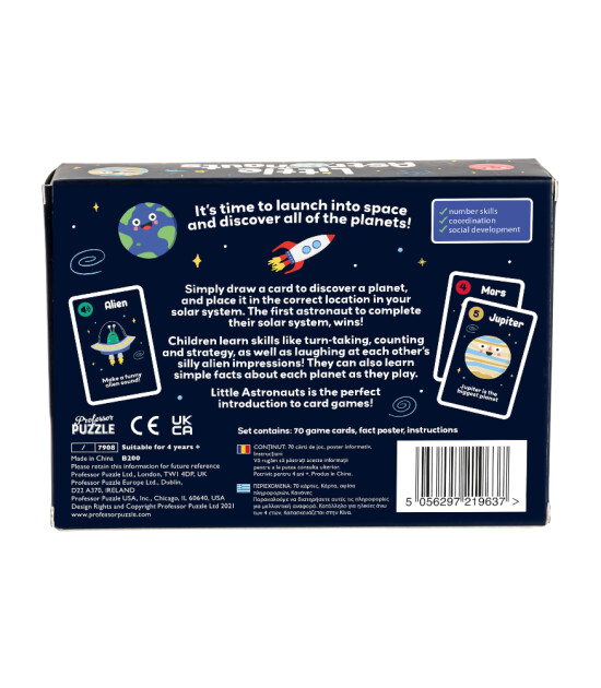 Professor Puzzle Kart Oyunu // Little Astronauts