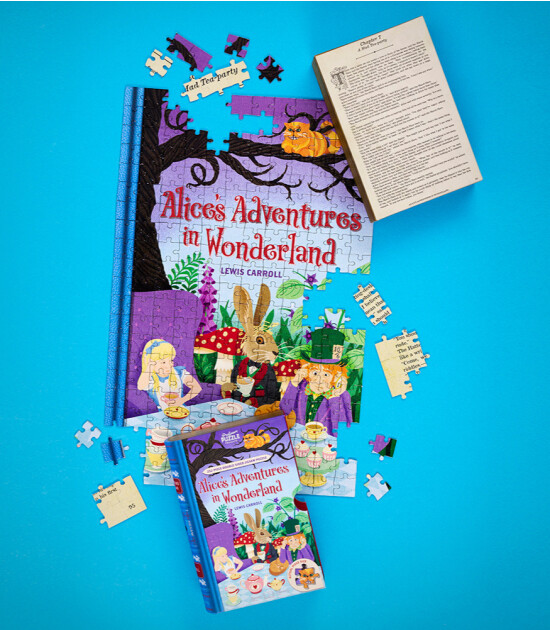 Professor Puzzle Jigsaw Library - Alice In Wonderland (252 Parça)