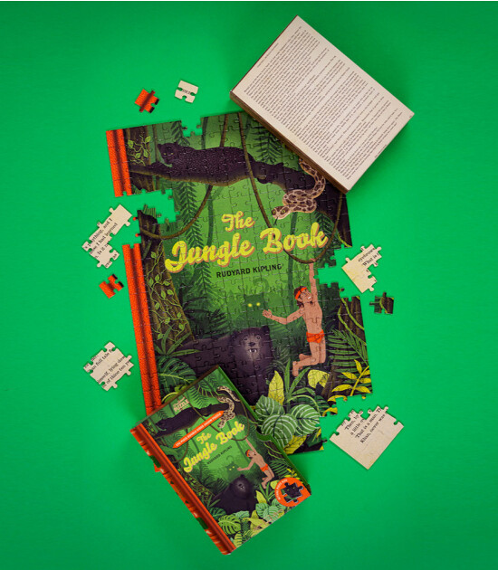 Professor Puzzle Jigsaw Library - The Jungle Book (252 Parça)