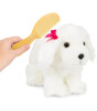 Pucci Pups Çantalı Peluş Köpek Çantası // Maltese - Beyaz
