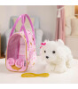 Pucci Pups Çantalı Peluş Köpek Çantası // Maltese - Beyaz