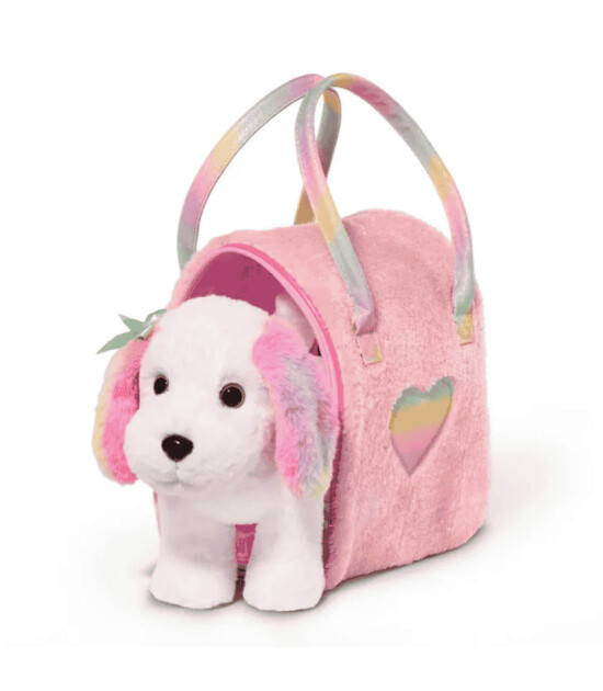 Pucci Pups &Ccedil;antalı Peluş K&ouml;pek (Parıltılı) // Maltese