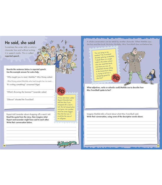 Penguin Random House Children's UK Roald Dahl's Creative Writing with Matilda: How to Write Spellbinding Speech