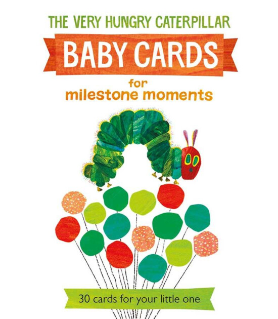 Puffin Very Hungry Caterpillar Baby Cards for Milestone Moments