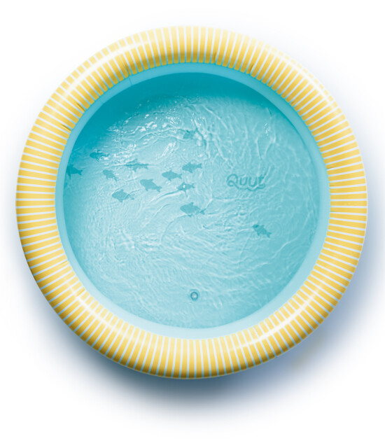 Quut Dippy Şişme Çocuk Yüzme Havuzu // Banana Blue (Small)
