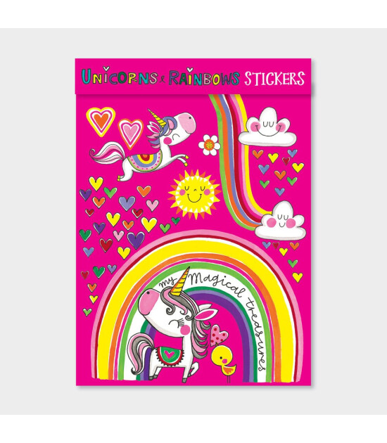 Rachel Ellen Sticker Seti // Unicorns & Rainbows