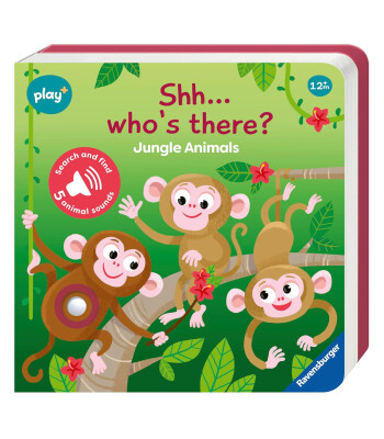 Ravensburger  Play+ Shh...Who's There: Jungle Animals - My First Look and Find