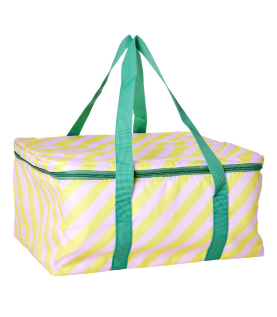 Rice Soğutucu Çanta - Sarı Çizgili