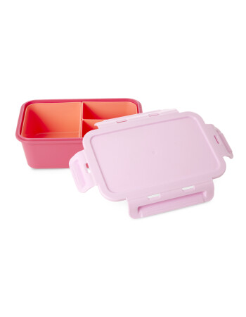 Rice Plastik Lunchbox - Pembe Ve A&ccedil;ık Kırmızı