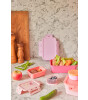 Rice Plastik Lunchbox - Pembe Ve Açık Kırmızı
