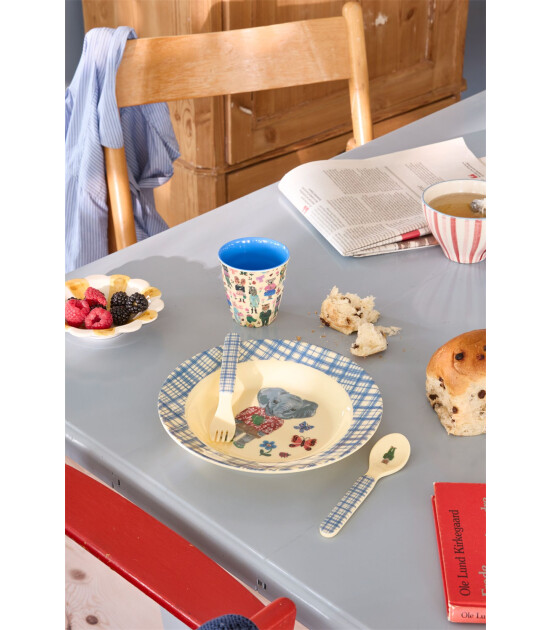 Rice Melamin Çocuk Bardak - Mavi  Natalie Pete