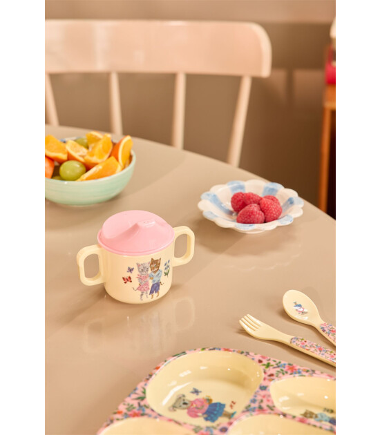 Rice Melamin Çatal & Kaşık Seti // Nathalie Lété - Pink