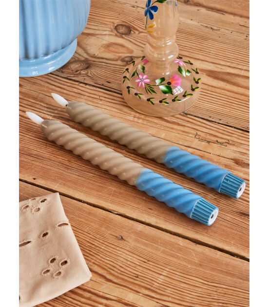 Rice Led Mum Set // Sand