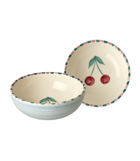 Rice El Yapımı Seramik Kase // Cherry