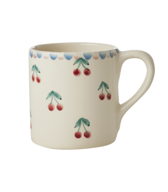 Rice El Yapımı Seramik Mug // Cherries