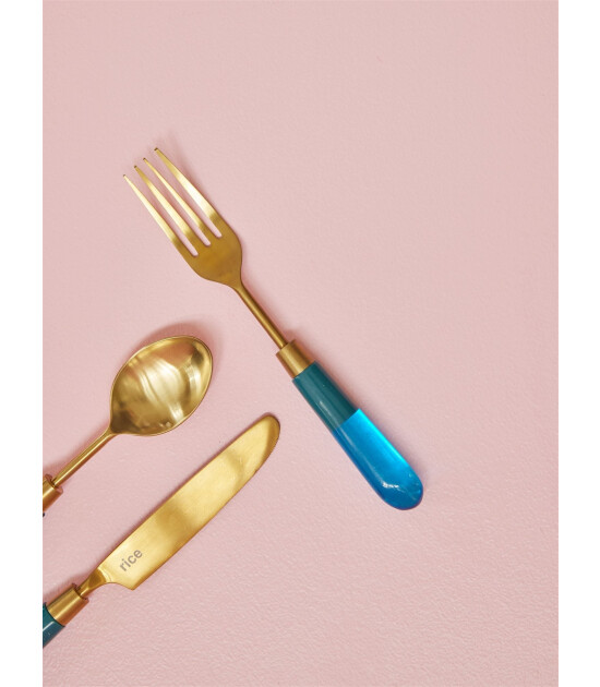 Rice Paslanmaz Çelik Çatal // Blue (1 Adet)
