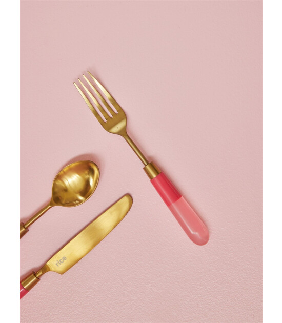Rice Paslanmaz Çelik Çatal // Pink (1 Adet)